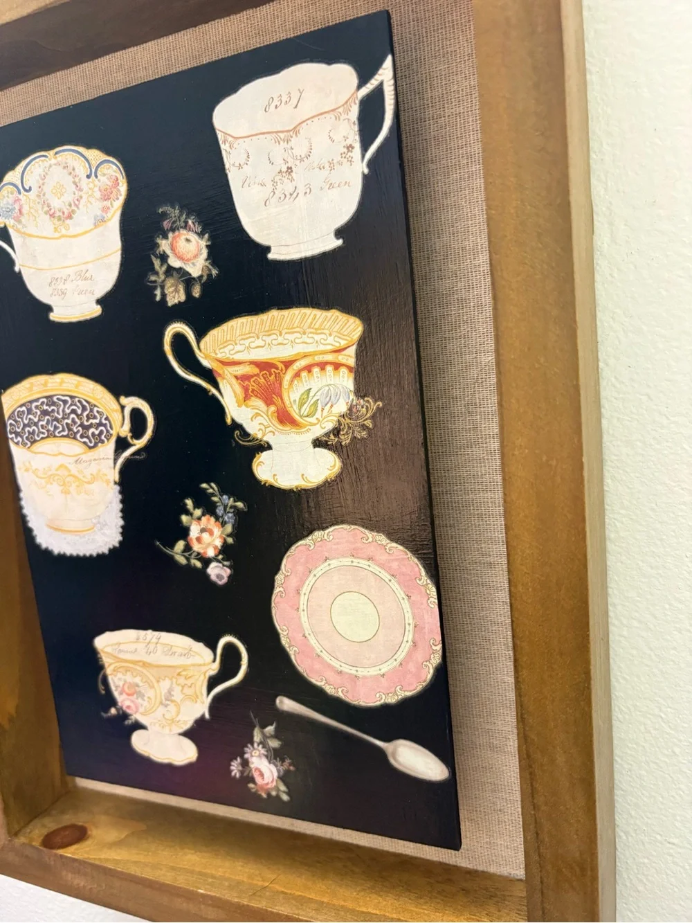 Framed Teacup Art Print